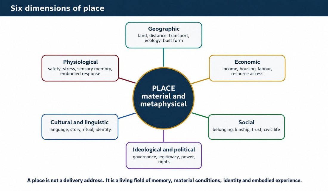 Six dimensions of place